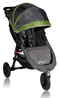 Baby Jogger City Mini GT Single Stroller, Shadow/Green