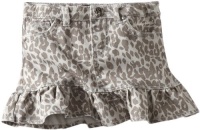 Baby Phat - Kids Girls 2-6X Printed Leopard Twill Skirt, Gray, 4