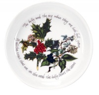 Portmeirion Holly and Ivy Coasters/Sweet Dishes, Set of 2