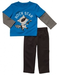 Carter's Baby Boys 3-24 Months 2 Piece Daddy's Rock Star Pant Set