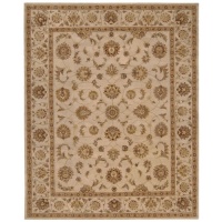 Nourison Rugs Heritage Hall Collection HE08 Ivory Rectangle 3'9 x 5'9 Area Rug