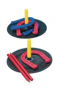 Champion Sports Rubber Horseshoe Set