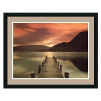 Ullswater, Glenridding, Cumbria by Mel Allen, Framed Print Art - 24.19 x 30.94