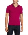 Calvin Klein Sportswear Men's Ultra Slim Fit Short Sleeve Stretch Polo With Hidden Placket