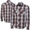 Affliction Shocking Truth Long Sleeve Button-Up Shirt - Black/Red