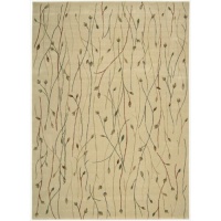 Nourison Cambria Ivory Rug, 7.9-Feet by 0.1-Feet