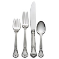 Gorham Chantilly 4-Piece Sterling Silver Flatware Place Set, Service for 1