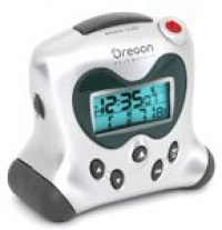 Oregon Scientific RM313PNA Self-Setting Projection Clock, Silver