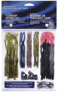 South Bend Lunker Worm Kit