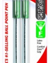 Pentel R.S.V.P. Ballpoint Pen, Fine Line, Green Ink, 2 Pack  (BK90BP2D)