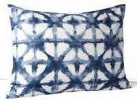 VERA WANG Indigo Blue SHIBORI Tie Dye KING PILLOW SHAM