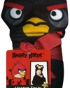 Angry Birds Black Kids Hooded Bath, Pool or Beach Towel - 22x51 Inches