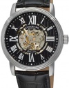 Stuhrling Original Men's 1077.33151 Classic Delphi Venezia Automatic Skeleton Black/Black Watch