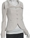 Free People Shell Stretch Cotton Swinging Knit Jacket