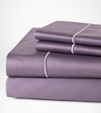 DIANE von FURSTENBERG Sensational Solids Queen Mauve Smoke Flat Sheet