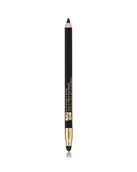 Stay-true color. Hours and hours of wear. Double Wear Stay-in-Place Eye Pencil lines and defines with smooth, even color that looks fresh all day. Wears for 12 hours, sets in seconds. Double-ended tool has smudger on one end, color on the other. Lightweight, creamy formula glides on effortlessly. Rich, stay-true color won't feather or bleed.