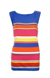 Lauren Ralph Lauren Womens Stripe Tank Plus Multi-color