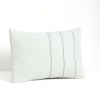 Calvin Klein White Label Ladder Lace Decorative Pillow, Quarry