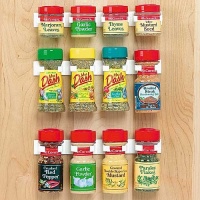 Spice Rack Storage/Organizer- Organizes 12 spice jars