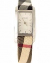 Burberry Quartz, Nova Check Strap with Beige Dial - Women's Watch BU1062