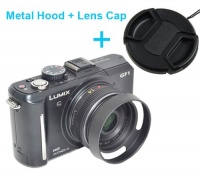 EasyFoto Metal Lens hood for Panasonic Lumix 14mm f/2.5 Aspheric and 20mm f/1.7 Aspheric G-Series Lens