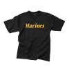 Rothco Black Marines Print T-Shirt