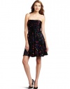 HALSTON HERITAGE Women's Ruched Dress, Confetti Print, 2