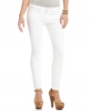 Light up the day or night with these jeans from GUESS?, featured in one of the season's favorite colors: white!