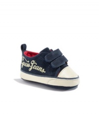 GUESS Kids Boys Baby Trevor Low Ez Sneakers - Navy Suede, NAVY BLUE (1)