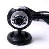 HDE 6 LED USB PC Webcam Web Camera + Night Vision for Desktop PC Laptop Notebook, MSN, ICQ, AIM, Skype, Net Meeting