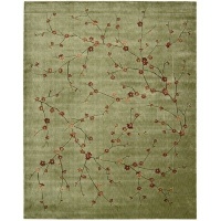 Nourison Chambord Cm01 1'9 x 2'9 Green Area Rug