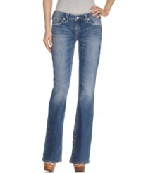 Fade and whiskering details add a perfect worn-in look to these Silver Aiko bootcut jeans -- make them your denim staple!