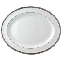 Bernardaud Athena Platinum Oval Platter 13 In