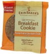 Erin Baker's Breakfast Cookie Peanut Butter Chocolate Chunk, Vegan, 3-Ounce Individually Wrapped Cookies (Pack of 12)