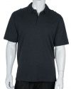 Alfani Red Charcoal Heather Heather SS Polo Shirt