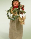 Woman with Straw Ornament Figurine