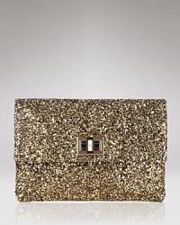 Add a dazzling finish to your look with this glittering clutch from Anya Hindmarch.