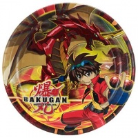 Bakugan Lunch Plates 8ct