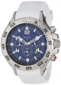 Nautica Men's N14537G NST Round Chronograph Resin Band Watch