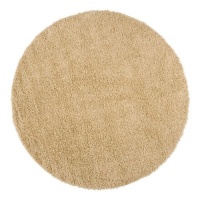 Surya Crinkle Gold Solid Shag 8' Round Rug (CRK-1605)