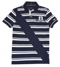 Tommy Hilfiger Men Custom Fit Striped Polo T-shirt