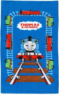 Thomas The Tank 30-Inch by 60-Inch Fiber Reactive Print Beach Towel