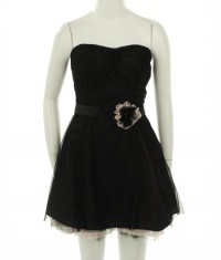 Material Girl Junior's Strapless Dress Black 5