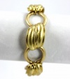 Jones New York Bracelet, Gold-Tone Textured Chunky Link Bracelet