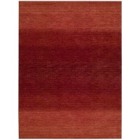 Calvin Klein Home GLO01 CK206 Linear Glow Rectangle Handmade Rug, 7.9 by 10.10-Inch, Sumac