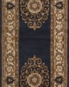 Area Rug 2x4 Runner European Blue Color - Momeni Maison Rug from RugPal