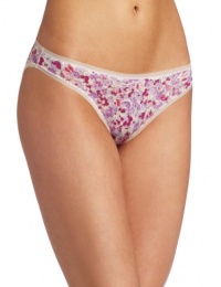 Calvin Klein Women's Naked Glamour Bikini, Tip Toe Floral, Medium