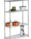 Honey-Can-Do SHF-01456 Closet Organizing Shelving Unit, 4-Tier, SHF-01456