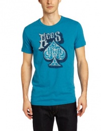 Lucky Brand Mens Men's Aces High Graphic Tee