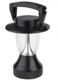 Solar Powered Camping Lantern. 6V/70 mA Solar Panel. 12 LEDs. Solar and Hand Crank. 8.5 tall.